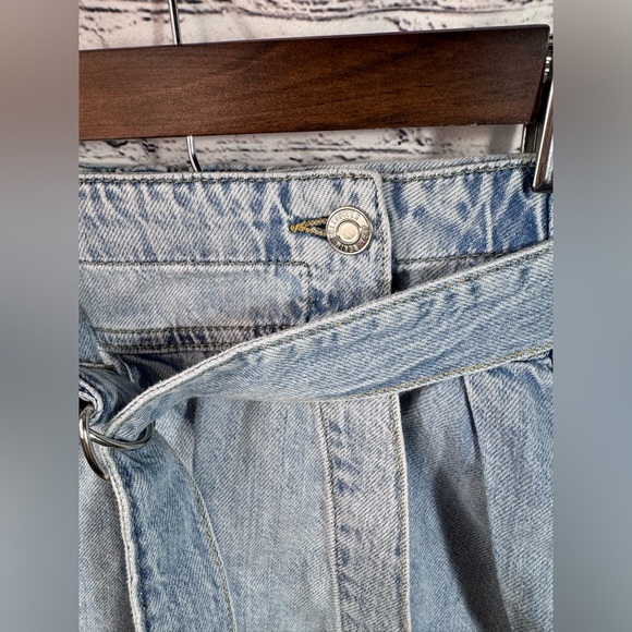 ZARA Girls Denim Mini Skort - Picture 3 of 6